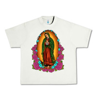 Pistachio our lady of guadalupe Urban Heavy Tee - JahusDesignShop