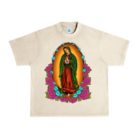 Sandshell our lady of guadalupe Urban Heavy Tee - JahusDesignShop