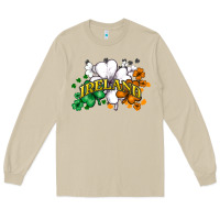 Mushroom ireland flag Long Sleeve Tee - NancyCooperArtShop