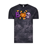 Cloud Black Boo halloween Vintage Tee - Artiststas