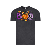 Vintage Black Boo halloween Vintage Tee - Artiststas