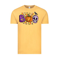 Vintage Mustard Boo halloween Vintage Tee - Artiststas