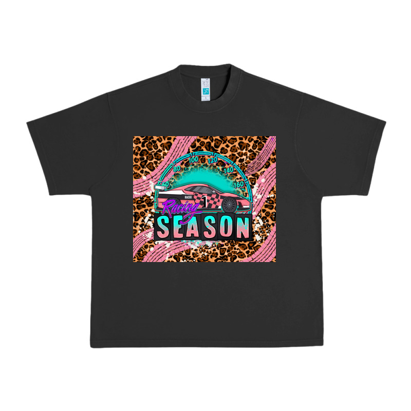 Pink Racing Car Urban Heavy Tee by AdoDesignShop | Teevron