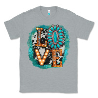 Heather Grey love western Classic Tee - AdoDesignShop