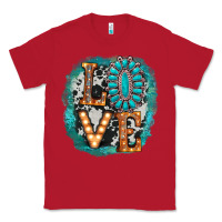 Red love western Classic Tee - AdoDesignShop