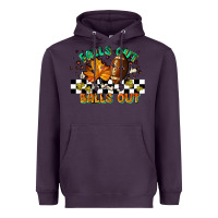 Plum falls out balls out Heavyweight Hoodie - LillyAllenDesigns