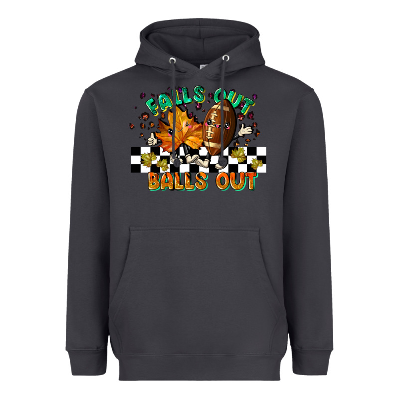 Falls Out Balls Out Heavyweight Hoodie by LillyAllenDesigns | Teevron