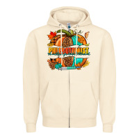 Sandshell Phlebotomist pumpkin Zipper Hoodie - NancyCooperArtShop