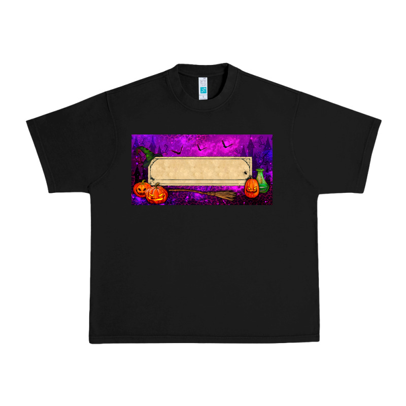 Halloween Witch Custom License Plate Urban Heavy Tee by BundleAndBundleShop | Teevron