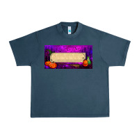 Midnight Navy halloween witch custom license plate Urban Heavy Tee - BundleAndBundleShop