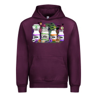 Mauve Wine nurse medicine bottles Urban Hoodie - CowGirlArtShop
