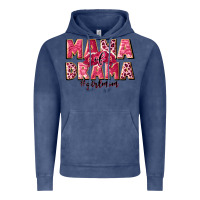 Vintage Denim mama of drama girl mom Vintage Hoodie - JahusDesignShop
