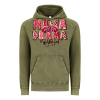 Vintage Olive mama of drama girl mom Vintage Hoodie - JahusDesignShop