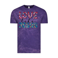 Cloud Purple love like jesus Vintage Tee - JahusDesignShop