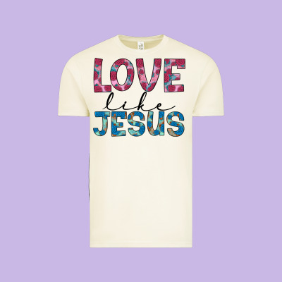 Love Like Jesus Vintage Tee Designed By Jahusdesignshop