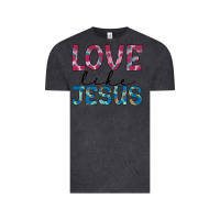 Vintage Black love like jesus Vintage Tee - JahusDesignShop