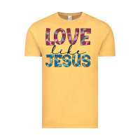 Vintage Mustard love like jesus Vintage Tee - JahusDesignShop