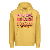 Antique Gold forever chasing sunsets Premium Hoodie - JahusDesignShop