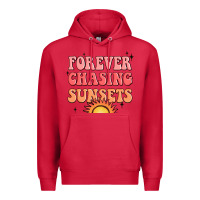 Cardinal forever chasing sunsets Premium Hoodie - JahusDesignShop
