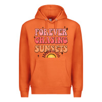 Carrot forever chasing sunsets Premium Hoodie - JahusDesignShop