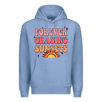 Colony Blue forever chasing sunsets Premium Hoodie - JahusDesignShop