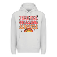 Dove Grey forever chasing sunsets Premium Hoodie - JahusDesignShop