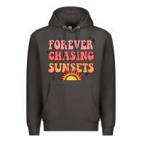 Smoke forever chasing sunsets Premium Hoodie - JahusDesignShop
