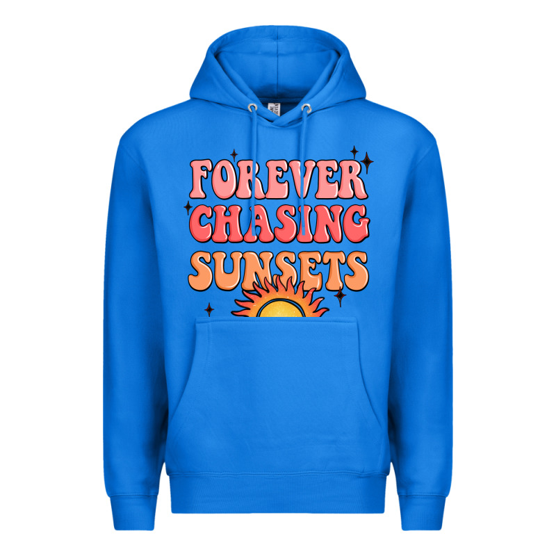 Forever Chasing Sunsets Premium Hoodie by JahusDesignShop | Teevron
