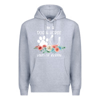 Heather Grey Im A Dog And Horse Kind Of Queen Premium Hoodie - Bettercallsaul