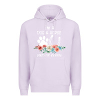 Lilac Im A Dog And Horse Kind Of Queen Premium Hoodie - Bettercallsaul