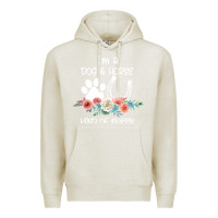 Oatmeal Heather Im A Dog And Horse Kind Of Queen Premium Hoodie - Bettercallsaul