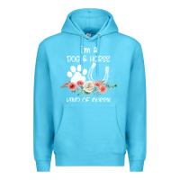 Ocean Blue Im A Dog And Horse Kind Of Queen Premium Hoodie - Bettercallsaul