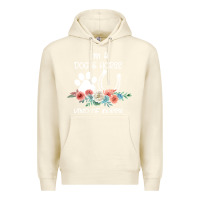Sandshell Im A Dog And Horse Kind Of Queen Premium Hoodie - Bettercallsaul