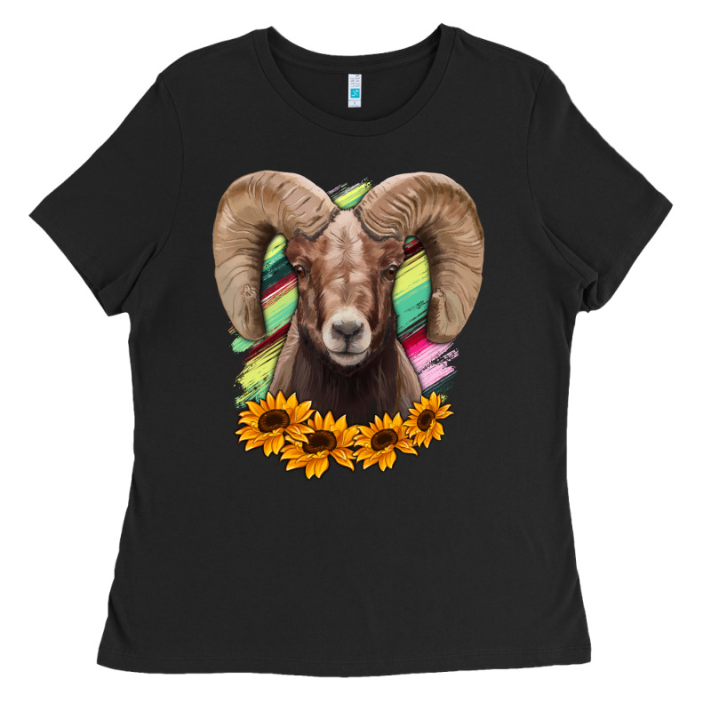 Bighorn Sheep Ladies Tee by RanaPortraitStore | Teevron