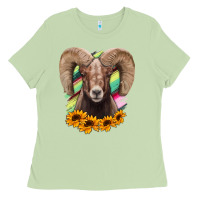 Matcha bighorn sheep Ladies Tee - RanaPortraitStore