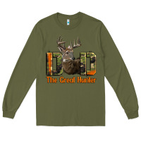 Army Green Western Dad The Great Deer Hunter Long Sleeve Tee - LillyAllenDesigns