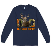 Navy Western Dad The Great Deer Hunter Long Sleeve Tee - LillyAllenDesigns