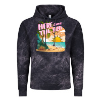 Cloud Black here comes the sun Vintage Hoodie - JahusDesignShop