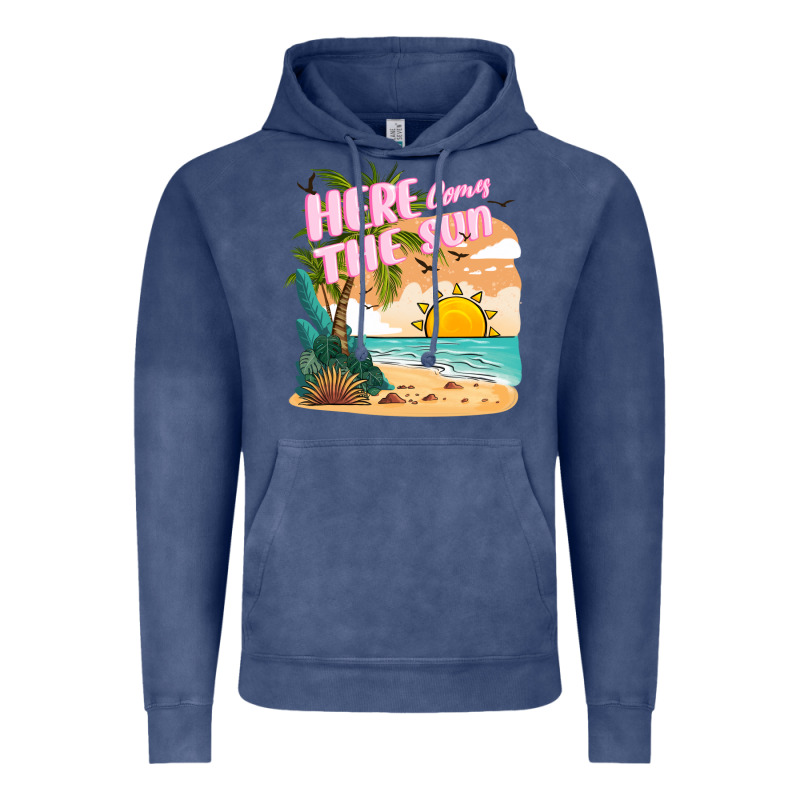 Here Comes The Sun Vintage Hoodie by JahusDesignShop | Teevron