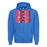 True Royal valentines day brushstroke Zipper Hoodie - NancyCooperArtShop