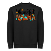 Black thankful mama Heavyweight Sweatshirt - JahusDesignShop