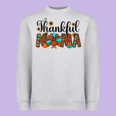 Thankful Mama Heavyweight Sweatshirt Designed By Jahusdesignshop