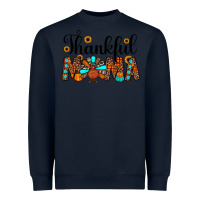 Navy thankful mama Heavyweight Sweatshirt - JahusDesignShop