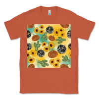 Copper leopard pumpkin cactus sunflower seamless Classic Tee - AdoDesignShop