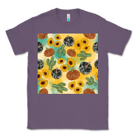 Lavender leopard pumpkin cactus sunflower seamless Classic Tee - AdoDesignShop