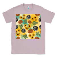Lilac leopard pumpkin cactus sunflower seamless Classic Tee - AdoDesignShop