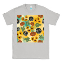 Moon Dust leopard pumpkin cactus sunflower seamless Classic Tee - AdoDesignShop