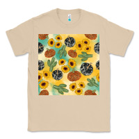Mushroom leopard pumpkin cactus sunflower seamless Classic Tee - AdoDesignShop
