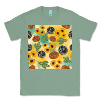 Sage leopard pumpkin cactus sunflower seamless Classic Tee - AdoDesignShop