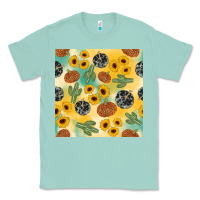Seafoam leopard pumpkin cactus sunflower seamless Classic Tee - AdoDesignShop